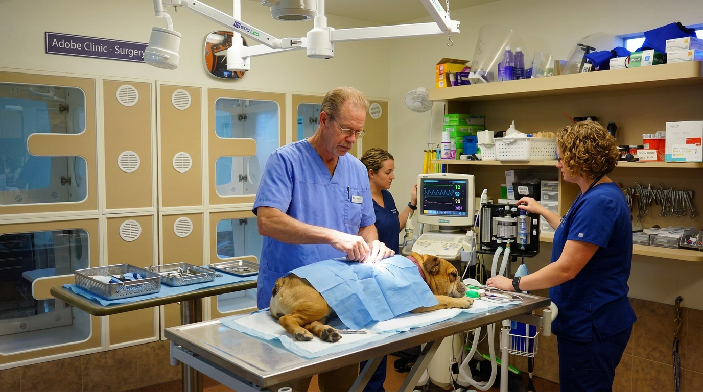 Dog Neutered at Adobe Vet in Scottsdale